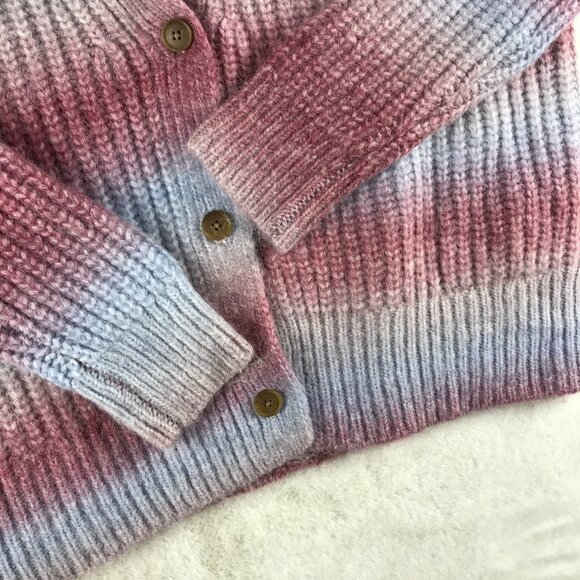 LUCKY BRAND Chunky Winter Cardigan NEW Size LARGE - Picture 4 of 9